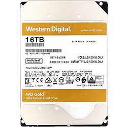 Western Digital 西部数据 WD161KRYZ 金盘  企业级硬盘 16TB