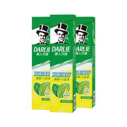 darlie好来原黑人牙膏双重薄荷225g清晰口臭批发牙膏家庭装正品