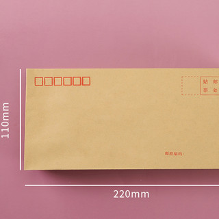 曹晖 牛皮纸信封袋 220mm*110mm 300个装