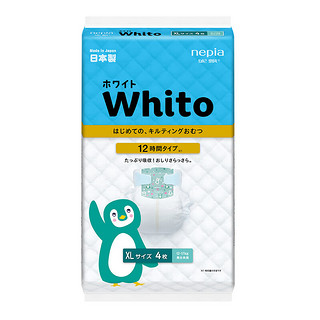 nepia 妮飘 Whito系列 12小时纸尿裤 XL4片