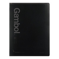 KOKUYO 国誉 Gambol渡边系列 WCN-GNB2540DM A4封套本 透明黑 单本装