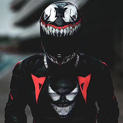 HJC 漫威毒液头盔碳纤维毒液四代，小丑，超人头盔
