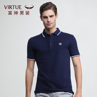 Virtue 富绅 男士翻领POLO衫 00TC301SM