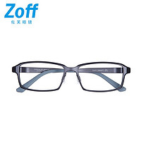 Zoff 佐芙 日本Zoff佐芙SMART塑钢系列时尚眼镜架近视眼镜方形框ZJ181013