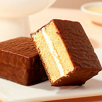 weiziyuan 味滋源 巧克力涂层蛋类芯饼涂层蛋糕300gX2盒 糕点面包零食品