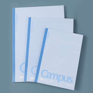 KOKUYO 国誉 Campus系列 WCN-CNB1810-1 B5无线装订笔记本 方格 灰色 80张 4本装