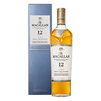 MACALLAN 麦卡伦 12年黄金三桶单一麦芽苏格兰威士忌进口洋酒700ml