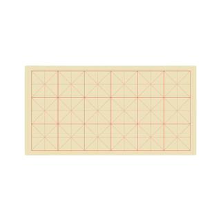 崇星 米字格宣纸 仿古 半生半熟 10cm*34cm*69cm 18格 100张