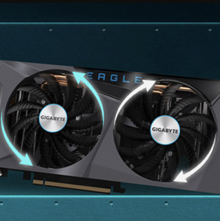 GIGABYTE 技嘉 RTX 3060Ti 魔鹰 2.0 显卡 8GB 黑色