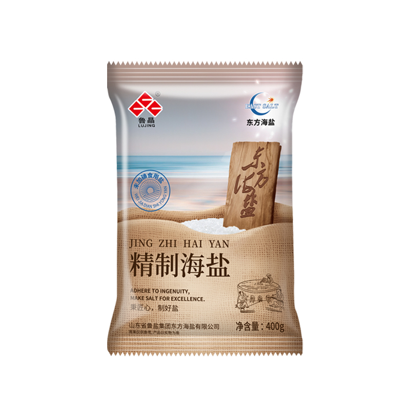LUJING 鲁晶 精制海盐 400g*6袋