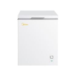 midea美的143升小冰柜家用冷柜小型雪糕柜冷藏速冻两用迷你小冰箱囤货
