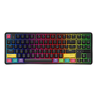 AJAZZ 黑爵 K870T 87键 蓝牙双模机械键盘 黑色 国产茶轴 RGB