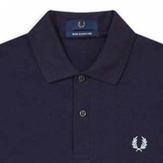 FRED PERRY 佛莱德·派瑞 男士短袖POLO衫 FPXPOM3XXXXMI 海军蓝 44