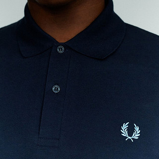 FRED PERRY 佛莱德·派瑞 男士短袖POLO衫 FPXPOM3XXXXMI 海军蓝 44