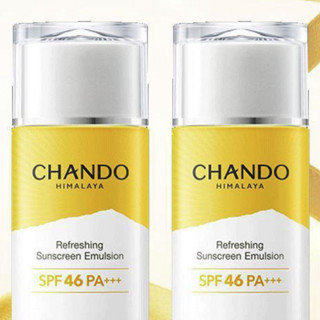 CHANDO 自然堂 清爽运动防晒乳 SPF46 PA+++ 60ml*2