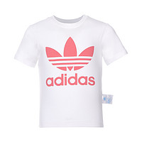 adidas ORIGINALS GN8175 女童圆领T恤