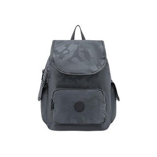 kipling 凯普林 CITY PACK系列 女士双肩包 KPKI5821S8A10OS 碳灰迷彩 中号