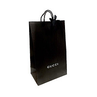 GUCCI 古驰 奢侈品礼物 礼品纸袋 礼品纸袋-黑色竖版 23*38*14cm 送男友送女友生日礼物