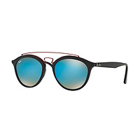 Ray-Ban 雷朋 女士太阳镜 0RB4257F 哑光黑框渐变蓝片 55mm