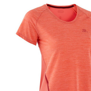 DECATHLON 迪卡侬 Tee Shirt Run Light 女子运动T恤 橙色 M