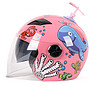 HNJ B719 摩托车头盔 半盔 四季款 粉色海底世界 均码