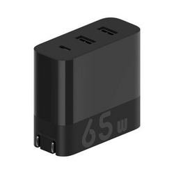 ZMI 紫米 HA835 手机充电器 双USB-A/Type-C 65W 黑色