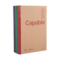 M&G 晨光 Capable系列 APYJT550 纸质笔记本 B5 80张 混色 8本装