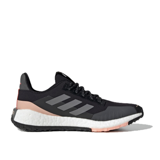 adidas 阿迪达斯 Pulseboost Hd Guard W 女子跑鞋 FV3119 黑色/六度灰/粉色 37