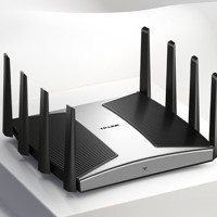 百亿补贴：TP-LINK 普联 飞流系列 TL-XTR10280 易展Turbo版 三频10200M 家用千兆Mesh无线路由器 单个装 黑色