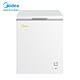 Midea 美的 143升 冷藏冷冻转换冰柜 家用囤货小冷柜 一级能效 母婴母乳小冰箱 BD/BC-143KMD(E)