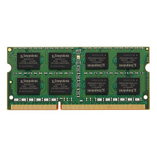 Kingston 金士顿 KVR系列 DDR3 1600MHz 笔记本内存 普条 绿色 4GB KVR16LS11/4-SP