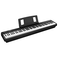 Roland 罗兰 便携式88键重锤电子钢琴 FP18黑色主机+原装木架+三踏板+