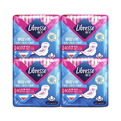 Libresse 薇尔 卫生巾日用量贩套装极薄舒适V感4包40片（日用240mm*10片*4包）