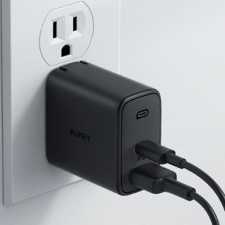 AUKEY 傲基科技 PA-F3S 手机充电器 USB-A/Type-C 32W 黑色