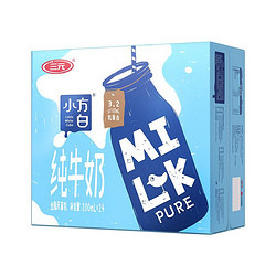 SANYUAN 三元 小方白纯牛奶 200ml*24盒*2箱