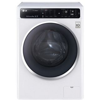 LG 乐金 臻净系列 WD-T1450B0S 直驱滚筒洗衣机 8kg 白色