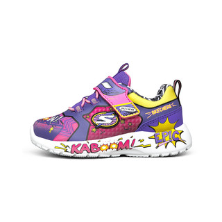 SKECHERS 斯凯奇 Dynamight 女童休闲运动鞋 302204N