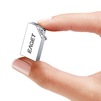 EAGET 忆捷 U8M USB 2.0 U盘 银色 64GB USB-A