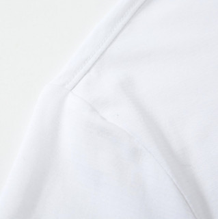 Hodo Men 红豆男装 男士圆领短袖T恤 HMDKH1T1Q46WS1 白色 M