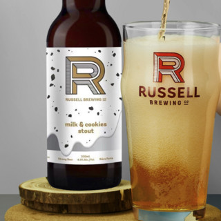 Russell BREWERIES 罗塞尔 牛奶曲奇世涛啤酒 330ml*6瓶