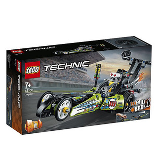 LEGO 乐高 Technic科技系列 42103 亮绿色改装赛车