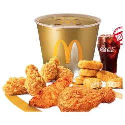 mcdonalds麦当劳炸鸡天团桶赠中可乐1杯单次券