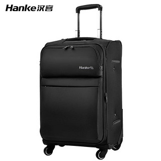 HANKE 汉客 H8730 黑色28英寸精品万向轮拉杆箱行李箱旅行箱子配密码锁