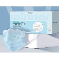 winner 稳健医疗 一次性医用外科口罩 100只
