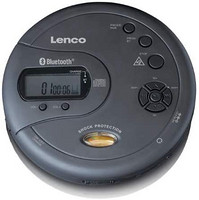 Lenco CD 300  便携式 CD 蓝牙播放器黑色