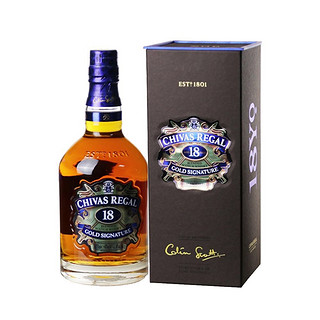 CHIVAS 芝华士 18年苏格兰调和威士忌 进口洋酒 1L