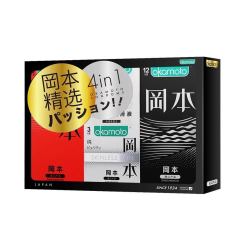28元】冈本安全避孕_okamoto 冈本 安全套组合装 共20只(质感4 纯4 超