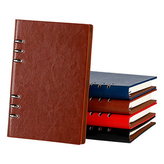 FARAMON 法拉蒙 LKB-1813 A5活页夹装订笔记本 棕色 单本装