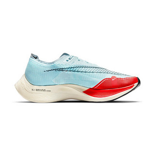 NIKE 耐克 Zoomx Vaporfly Next%2 男子跑鞋 CU4111-400 冰蓝/橘红 39