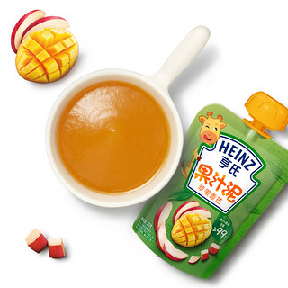 Heinz 亨氏 乐维滋系列 果泥 3段 苹果香芒味 120g